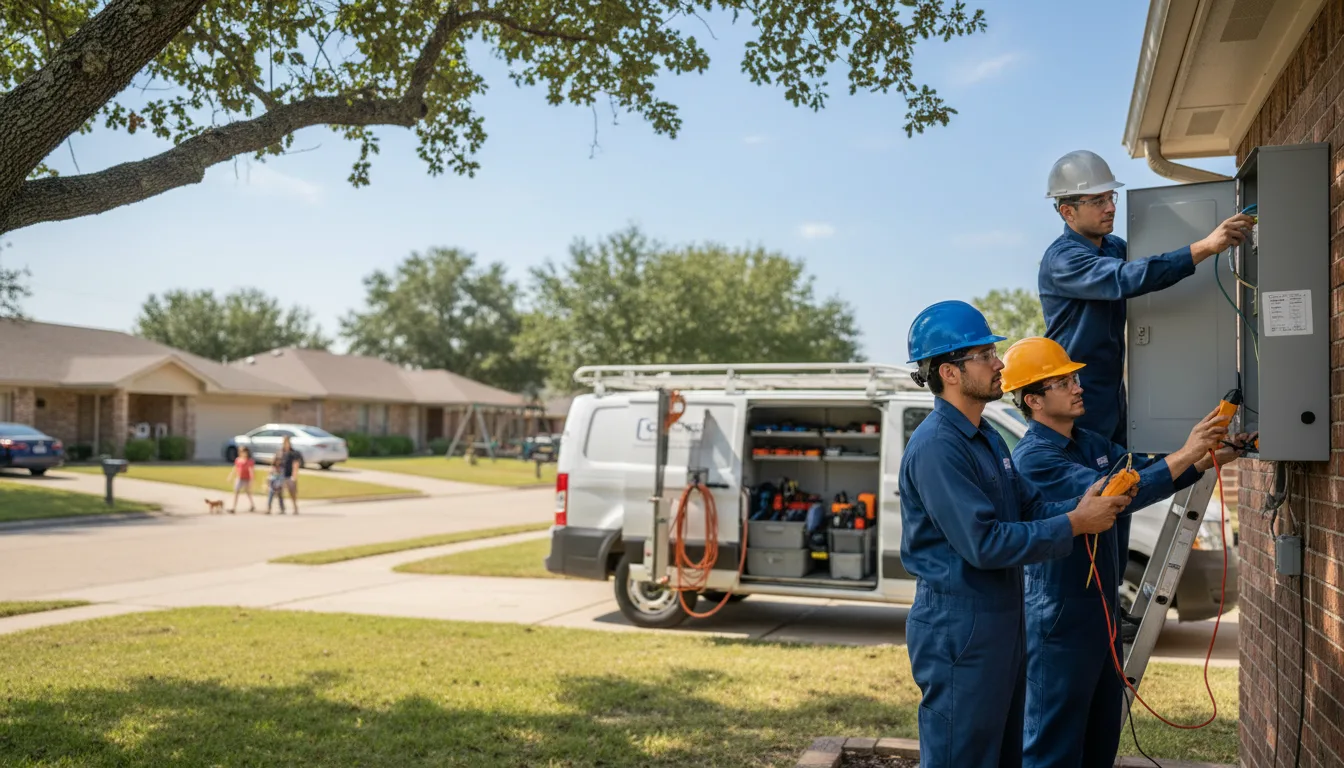 Certified electrician providing emergency electrical services in Fort Howard, MD